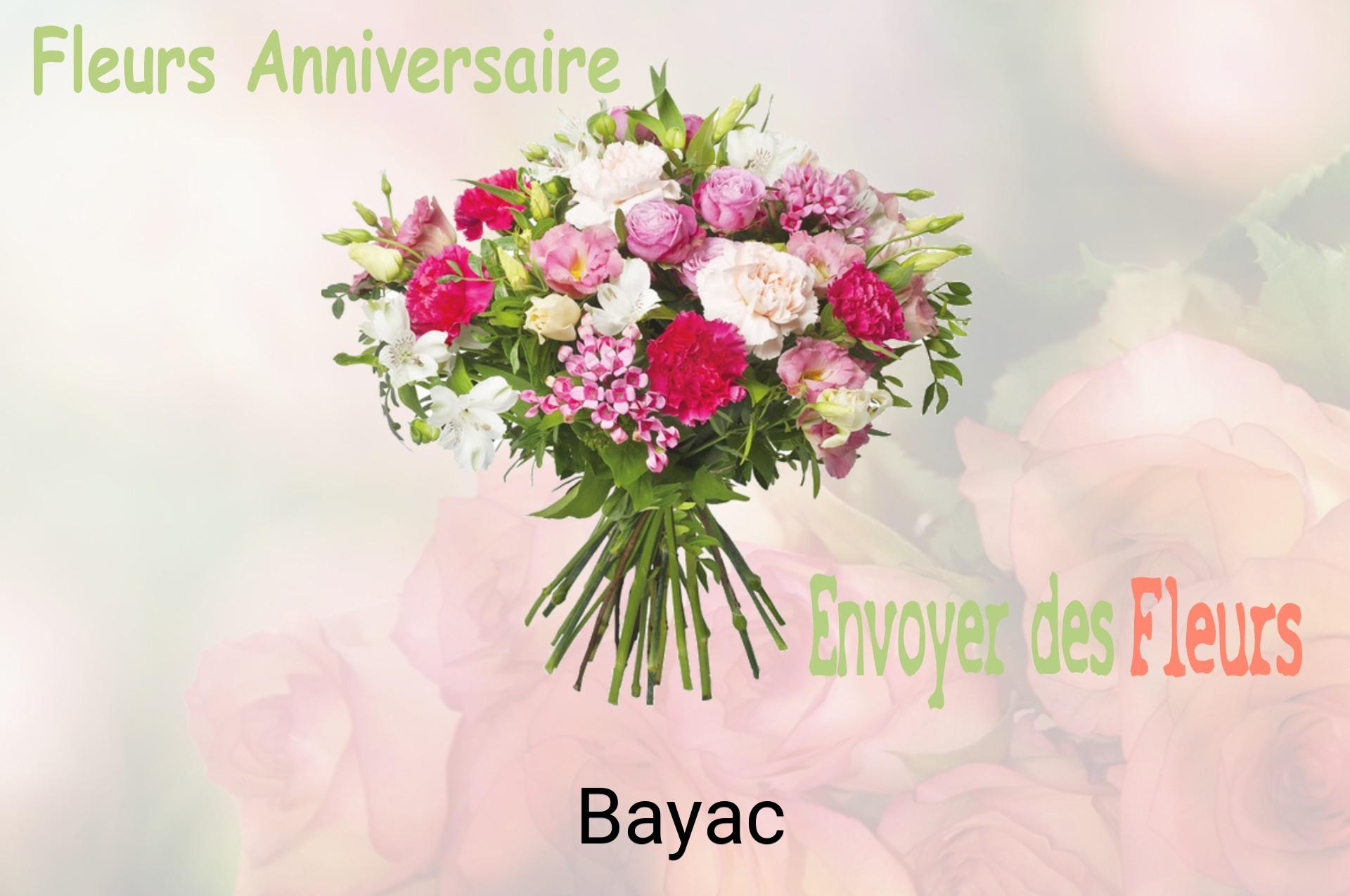 Bouquet de fleurs d’anniversaire livré à Bayac